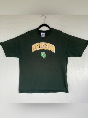 Vintage Joy Athletic University of Oregon ducks crew t shirt embroidered
